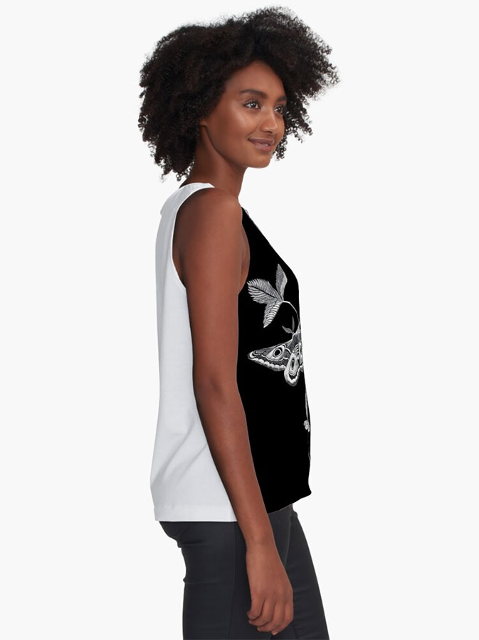 Butterfly_top3 Butterflies Sleeveless Top